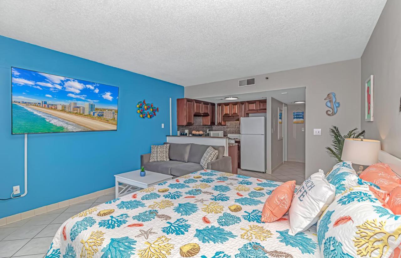 Ocean Front Studio With Panoramic Views! Palace Resort 1001 Myrtle Beach Luaran gambar